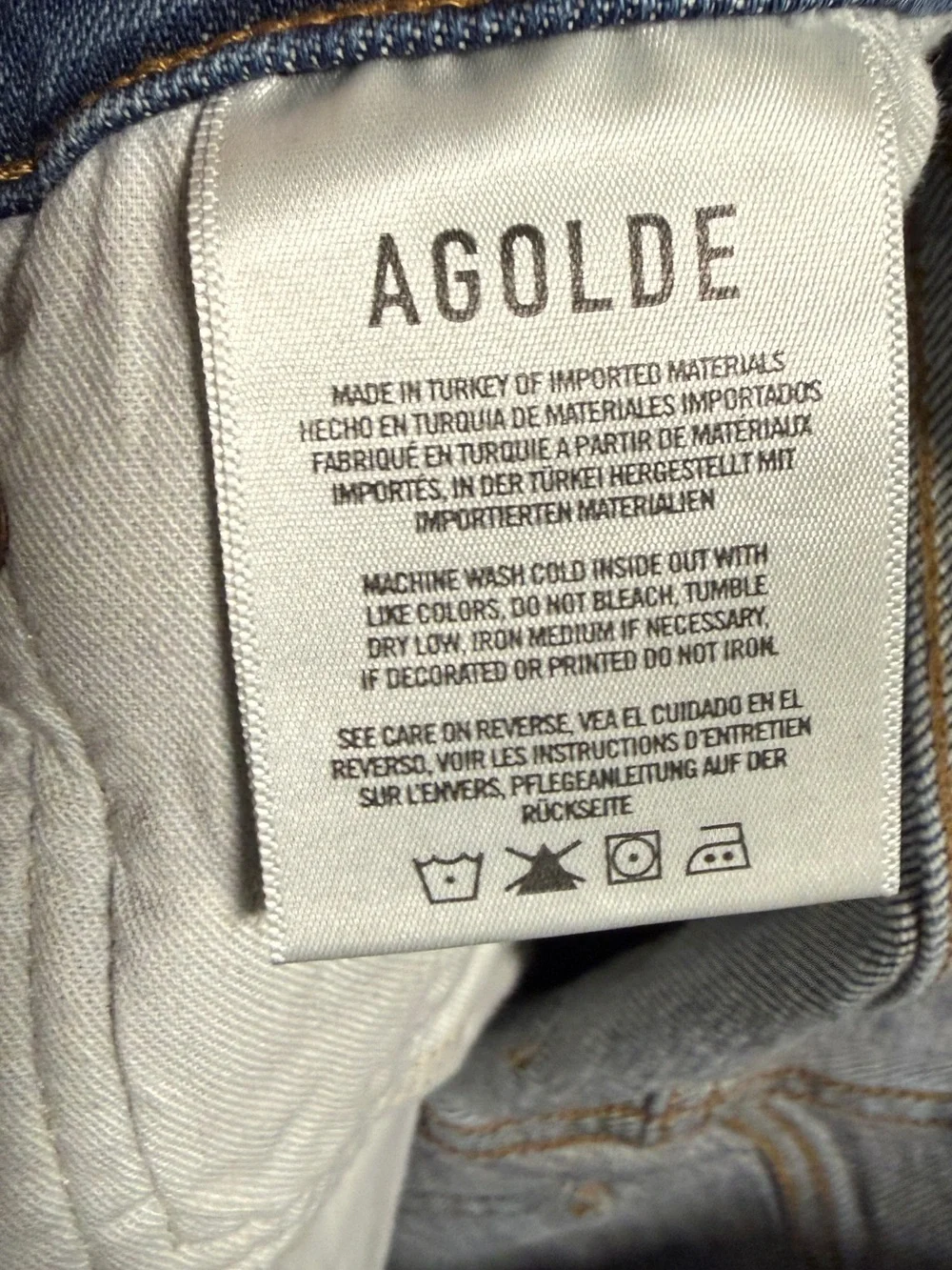 Agolde high rise